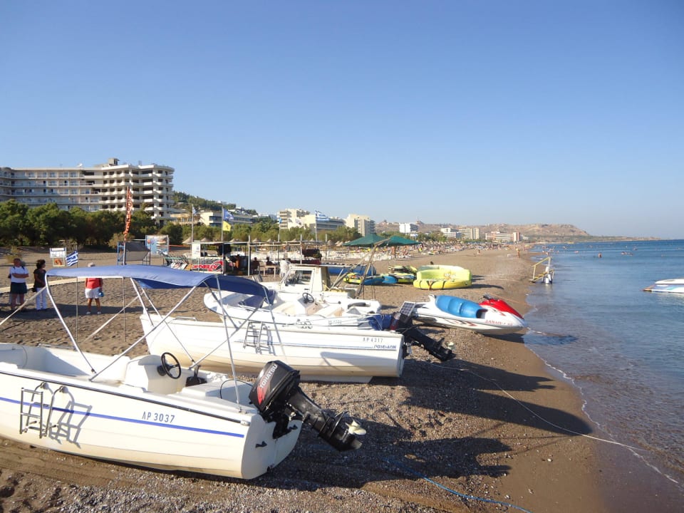 Sicht Richtung Norden Hotel Calypso Beach