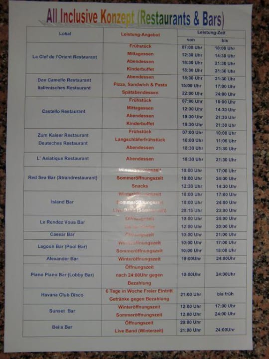 Karte Pickalbatros Dana Beach Resort - Hurghada