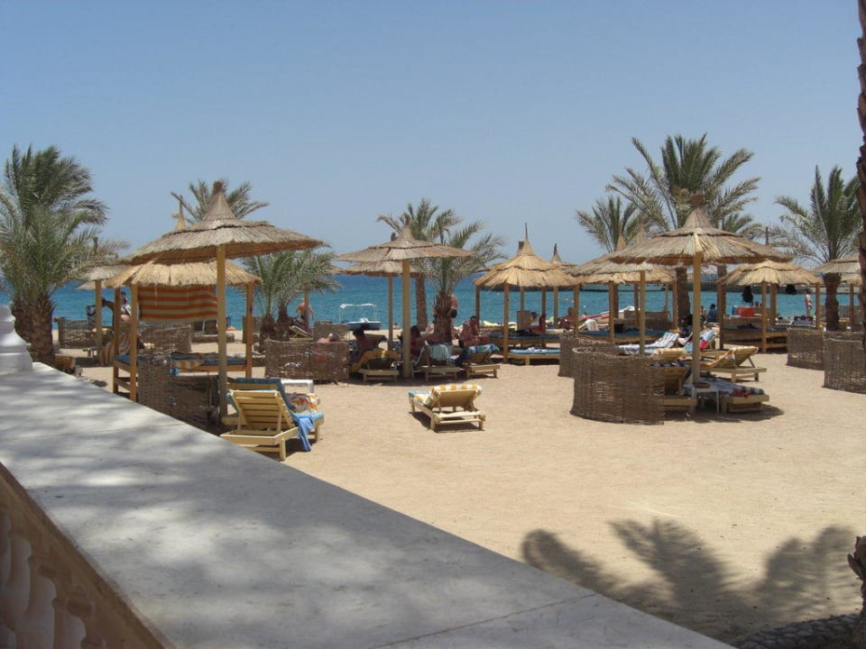 Blick von der Strandbar aus Pickalbatros Aqua Vista Resort - Hurghada