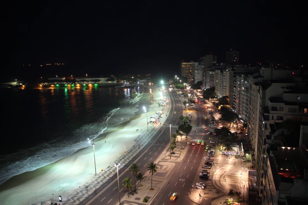 Nächtliche Copacabana Miramar Hotel by Windsor
