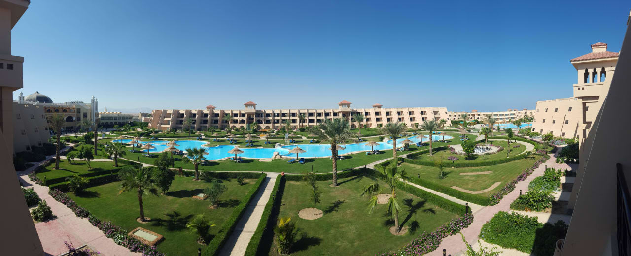 Blick aus unserem Zimmer Jasmine Palace Resort & Spa