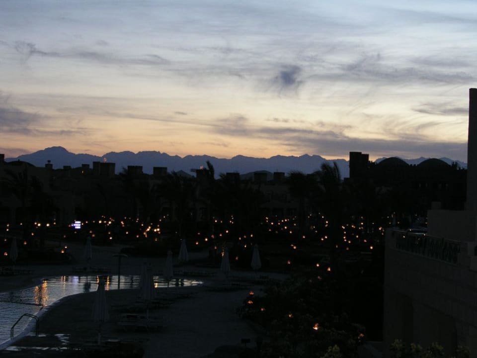 Blick vom Balkon Sentido Akassia Beach