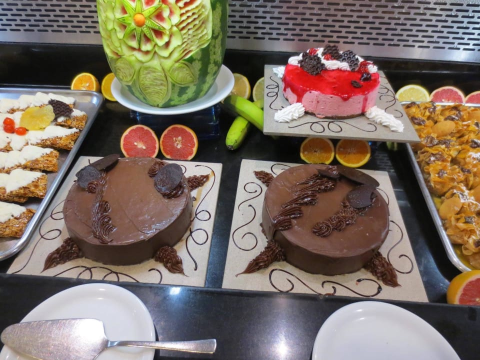 Dessert, Hauptrestaurant Atlantica Marmari Palace
