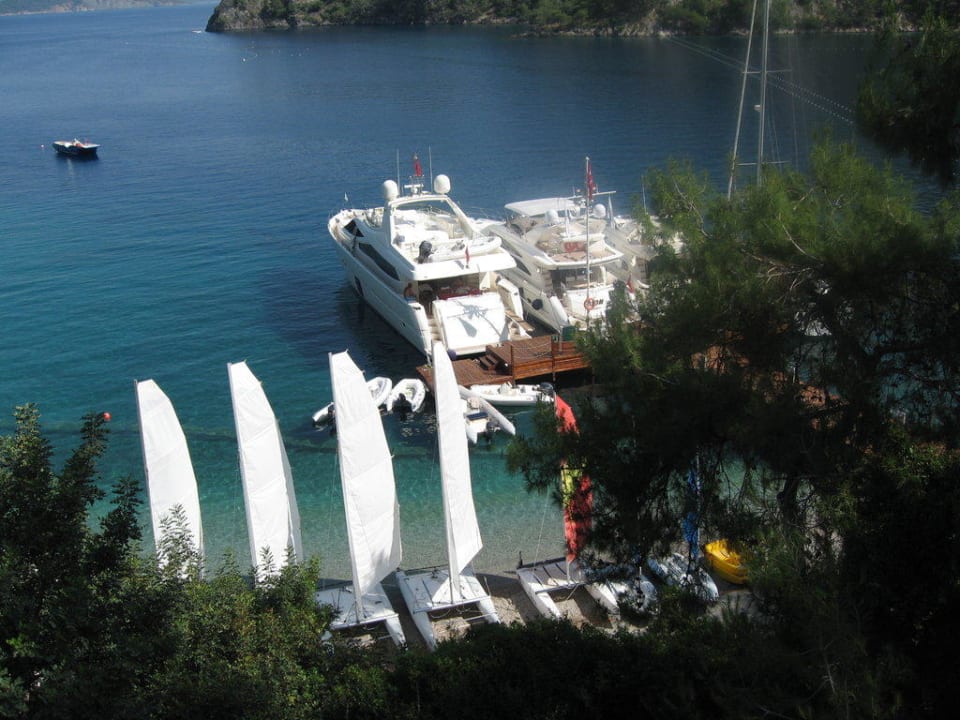 Blick vom Terrassenzimmer Hillside Beach Club