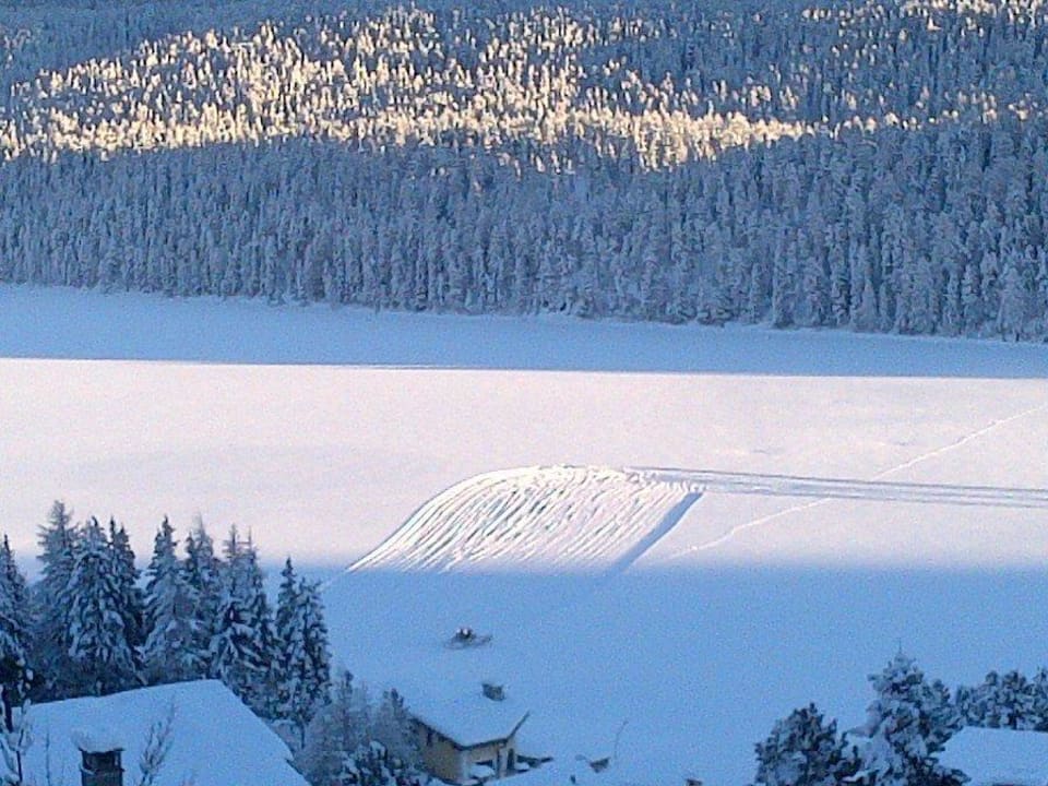 Präparieren den Sees Hotel Schweizerhof St. Moritz