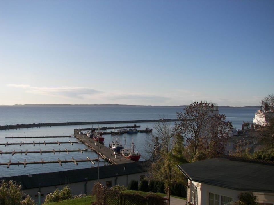 Blick vom Balkon Hotel Waterkant