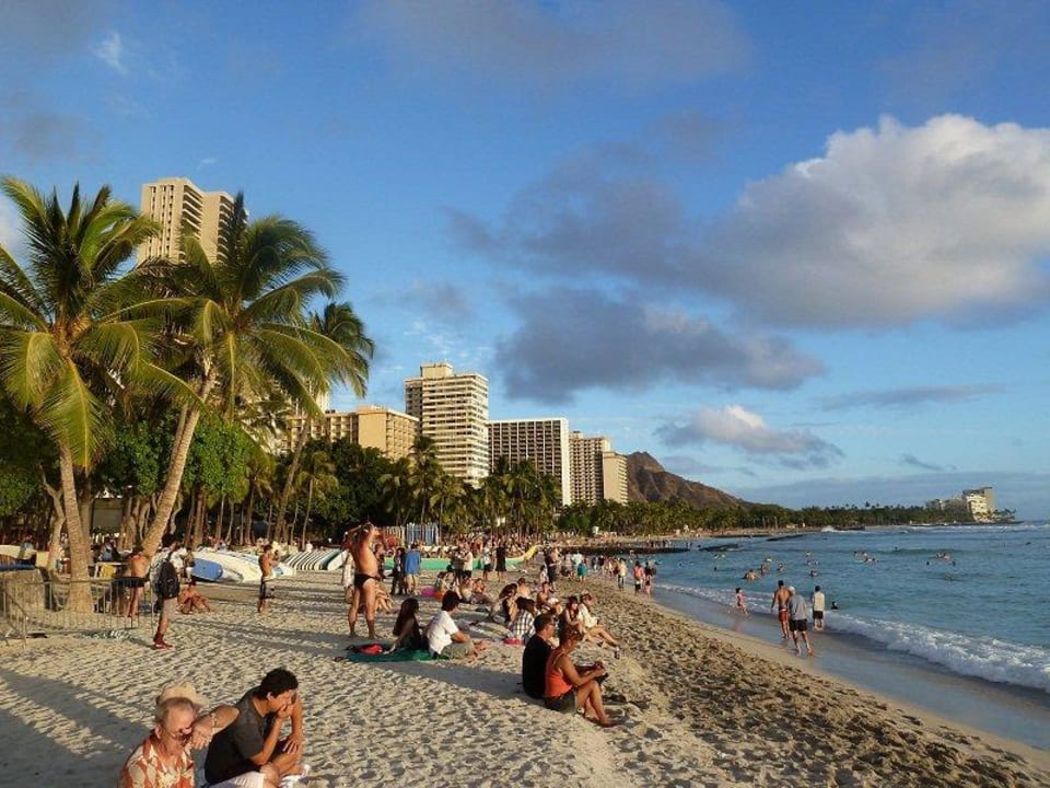 Strand nähe Hotel Alohilani Resort Waikiki Beach