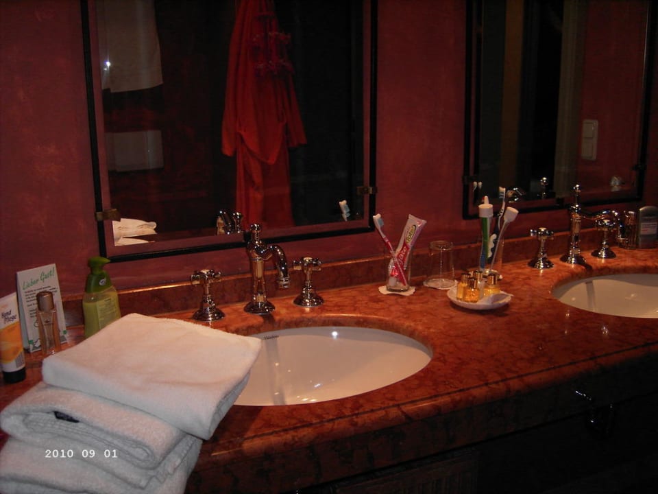 Badezimmer Meeressterne Hotel Forsthaus Damerow