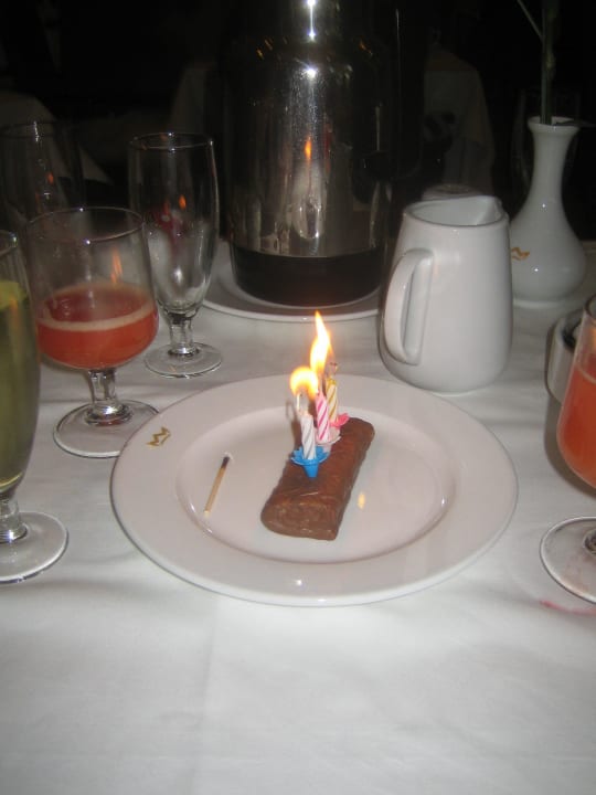 Geburtstagstisch zum Frühstück von Freunden Hotel Riu Palace Maspalomas Adults Only