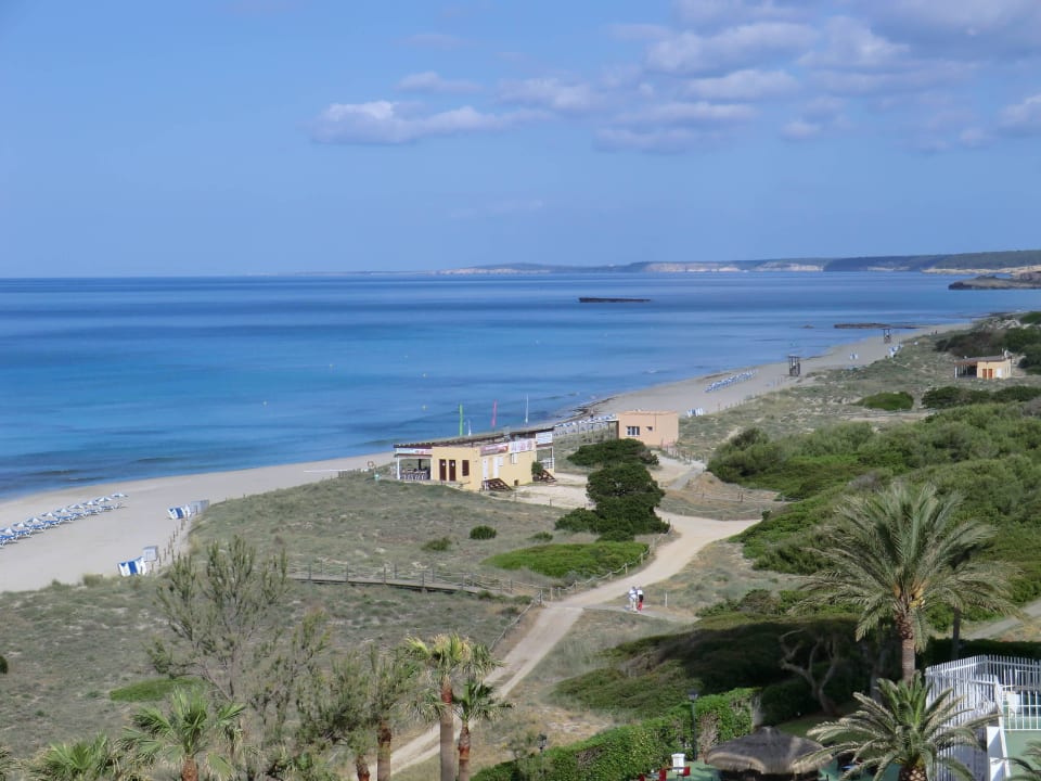 Strand Son Bou (Aussicht vom Zimmer) Sol Milanos Pinguinos by Melia