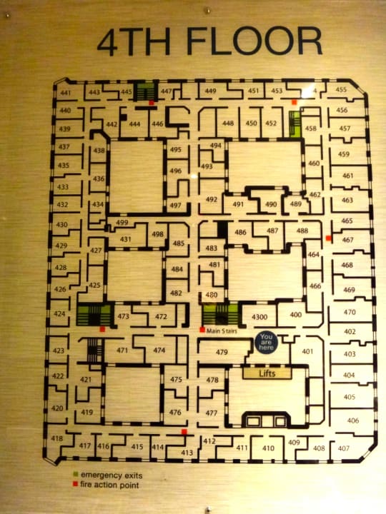 Floorplan Strand Palace Hotel