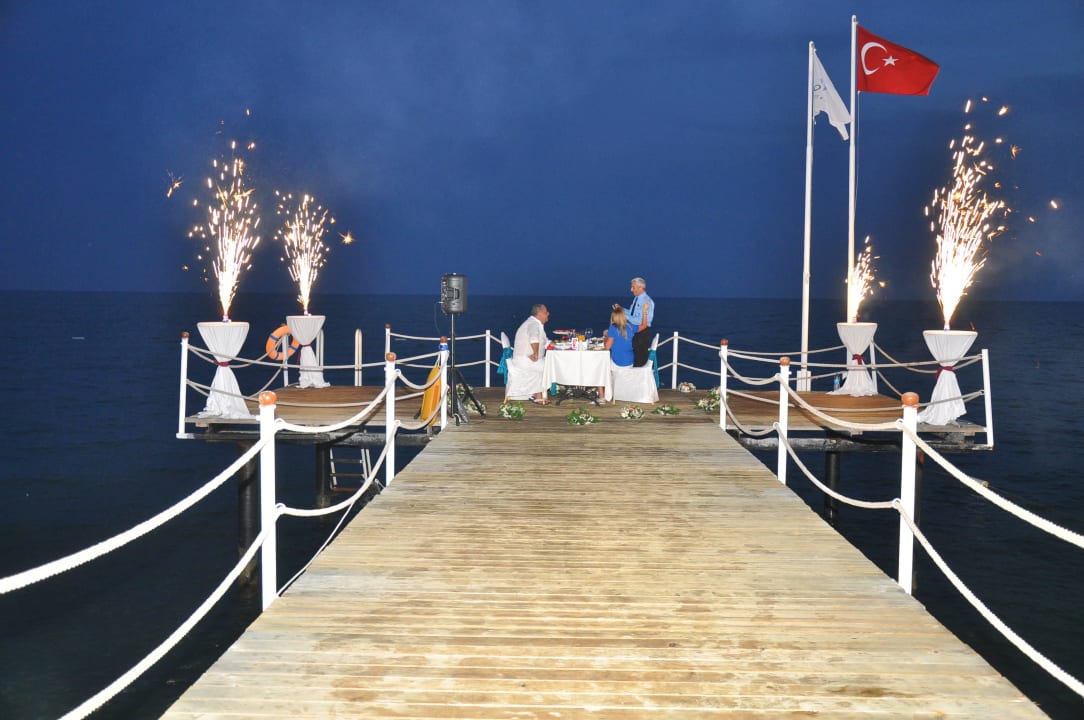 Abendessen am Pier Armas Life Belek
