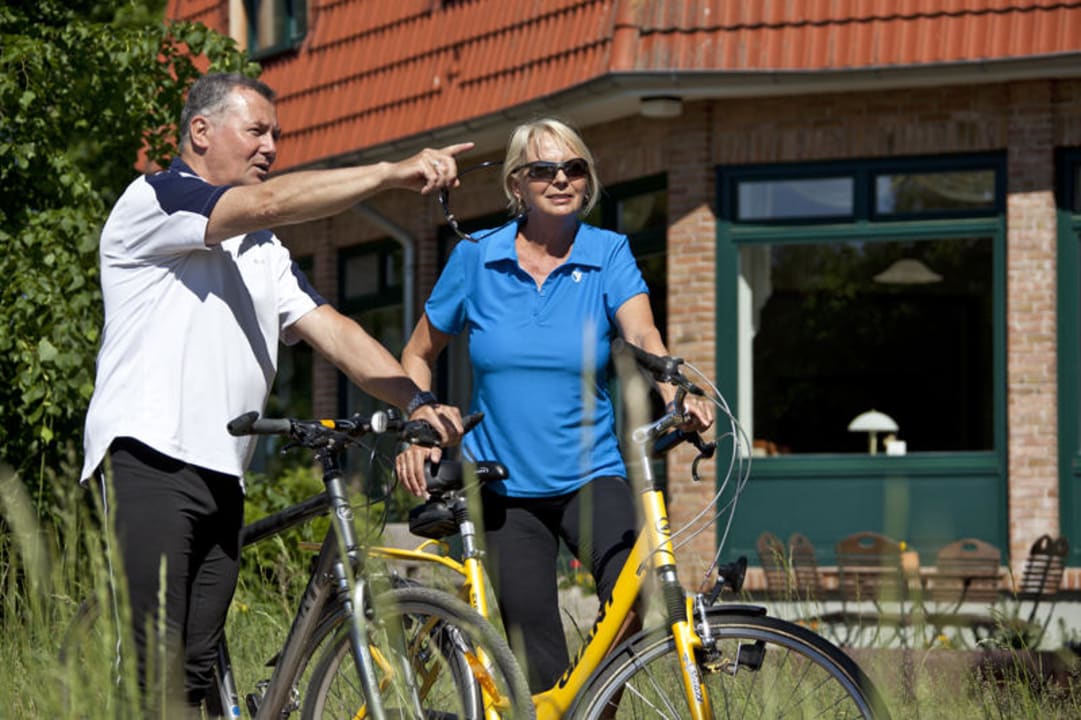 Radfahren im Müritz Nationalpark Nationalparkhotel Kranichrast