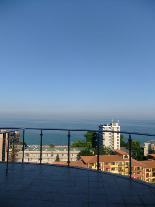 View from the balcony Park Hotel Golden Beach