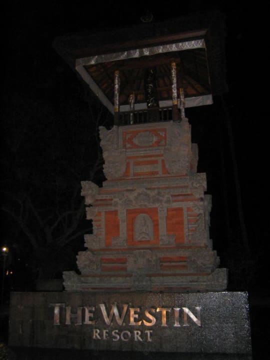 Einfahrt zum Hotel The Westin Resort Nusa Dua, Bali