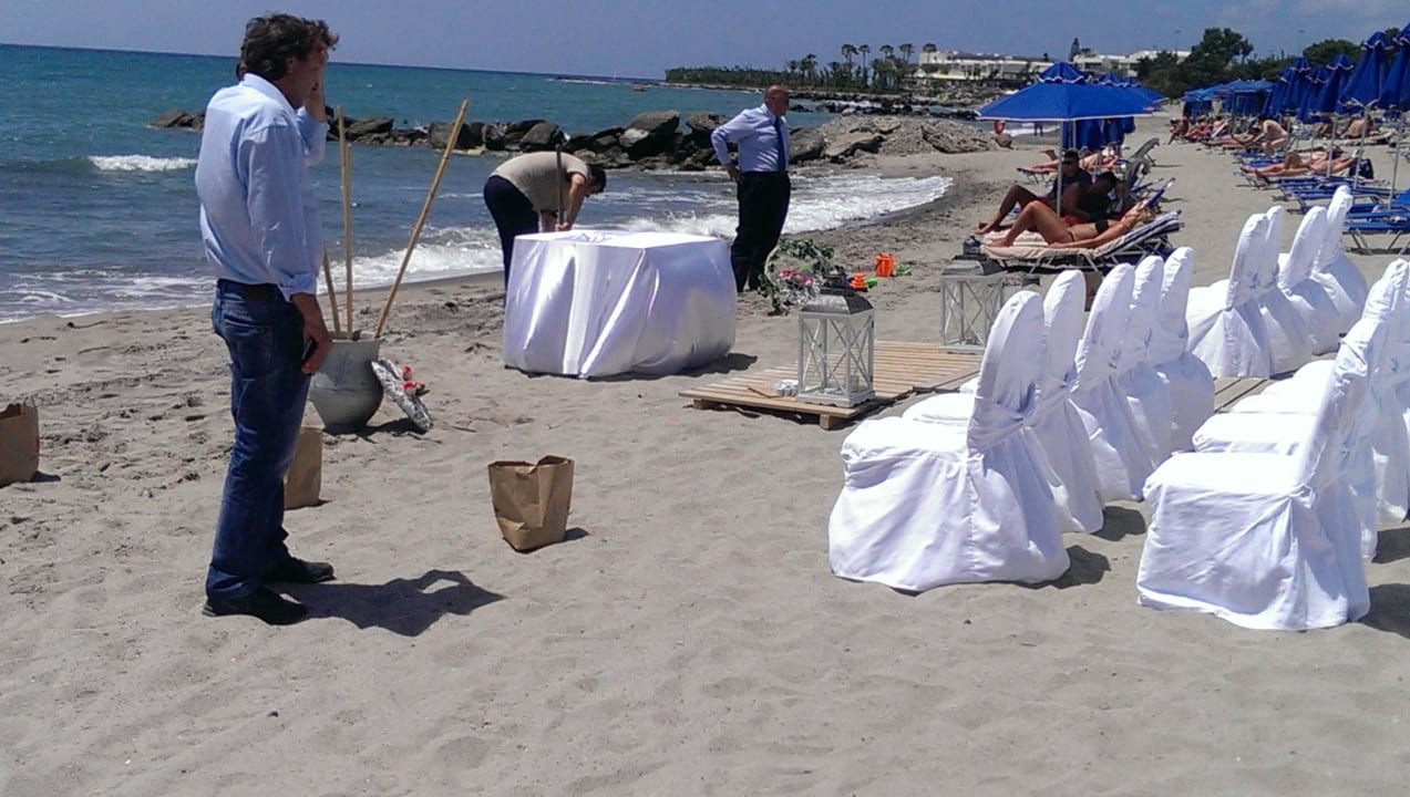 Vorbereitung für eine Hochzeit Porto Bello Royal