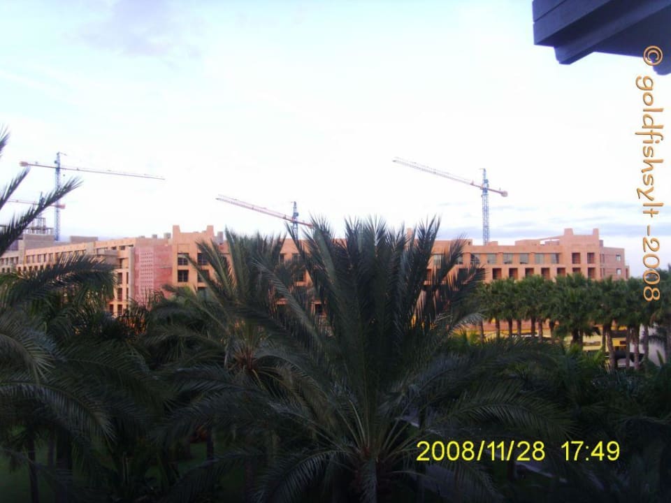 Blick auf die "Lopesan Baobab-" - Baustelle Lopesan Baobab Resort