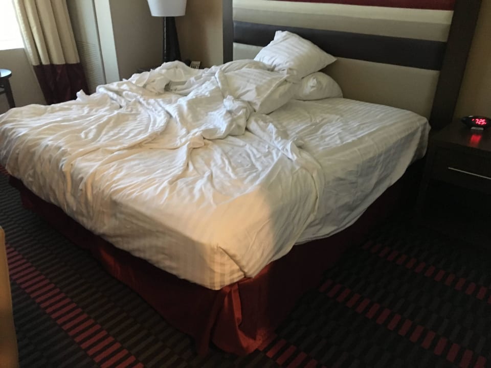 Schlecht zu sehen: Dreck auf dem Boden, überall The STRAT Hotel, Casino and SkyPod