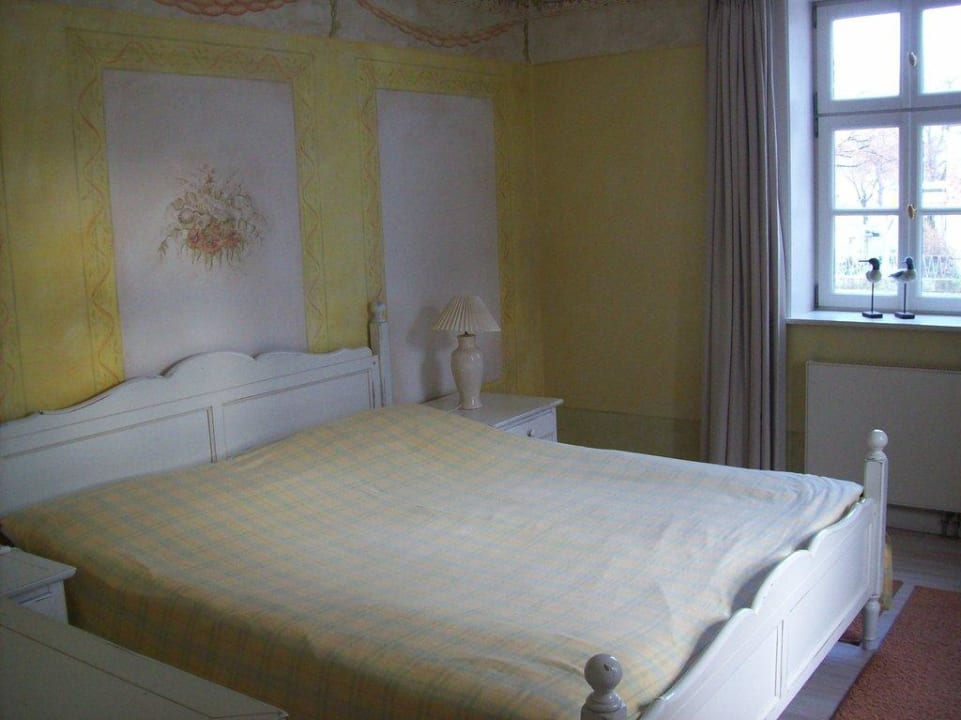 Das Schlafzimmer unserer Suite Nr. 50 Romantik Hotel Am Brühl