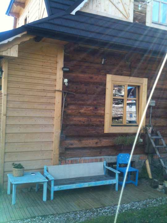 Widok z ogródka  Pensjonat Legenda Tatr