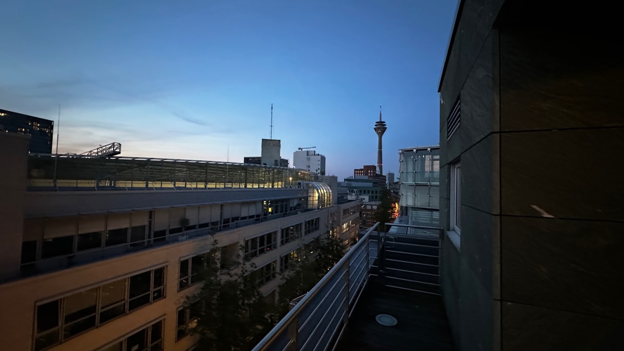 Ausblick Radisson Blu Hotel Media Harbour