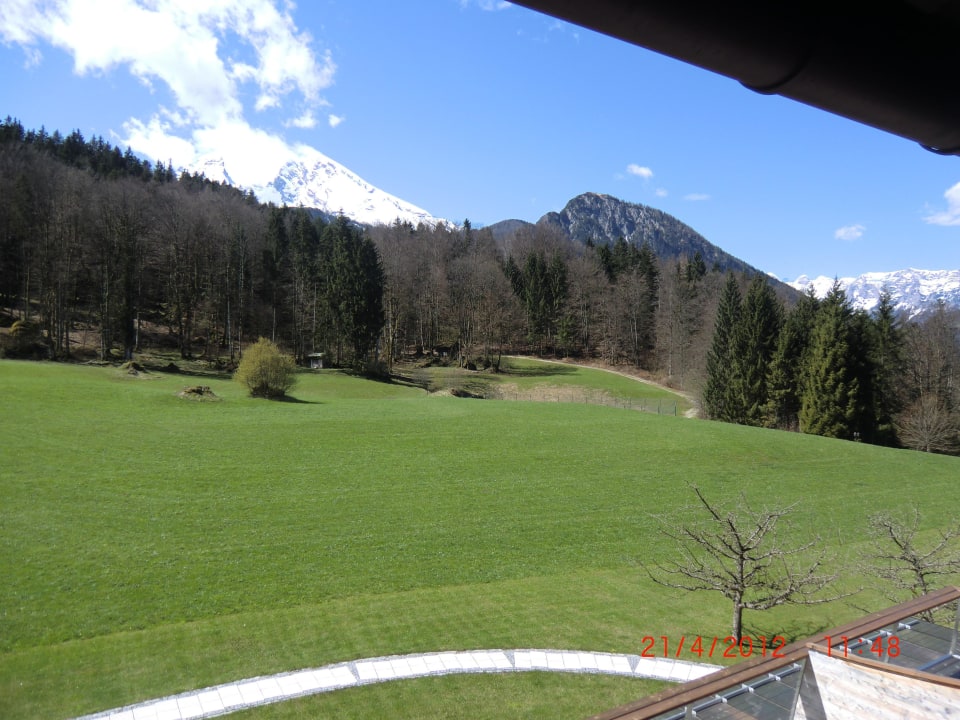 Watzmann vom Balkon Alm- & Wellnesshotel Alpenhof