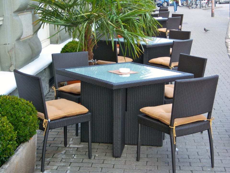 Außenbereich Hotelbar Hotel Halm Konstanz