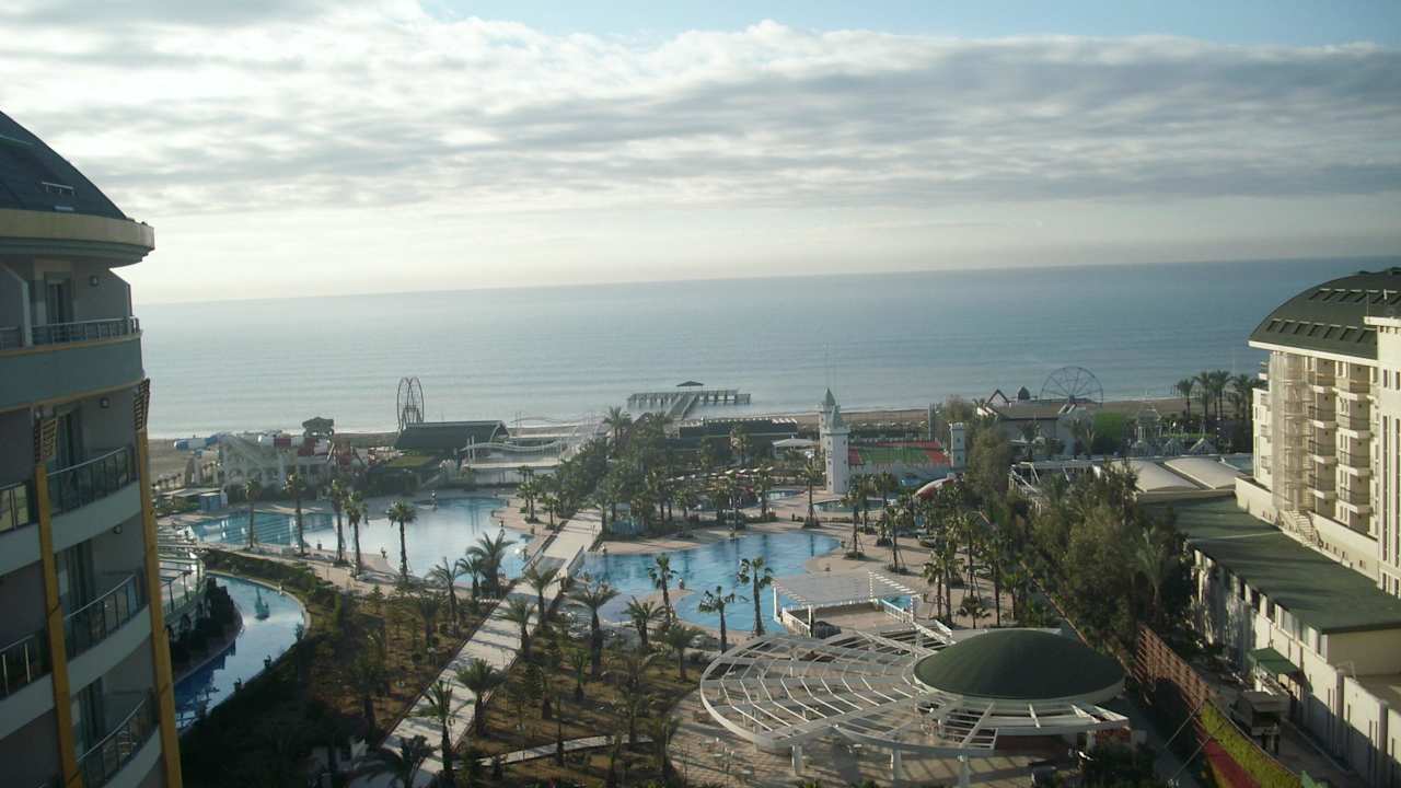 Wunderschöner Blick aus unserem Zimmer Hotel Delphin Imperial