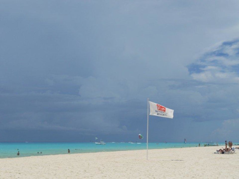 Der neu aufgefüllte Strand Viva Azteca by Wyndham - All Inclusive Resort