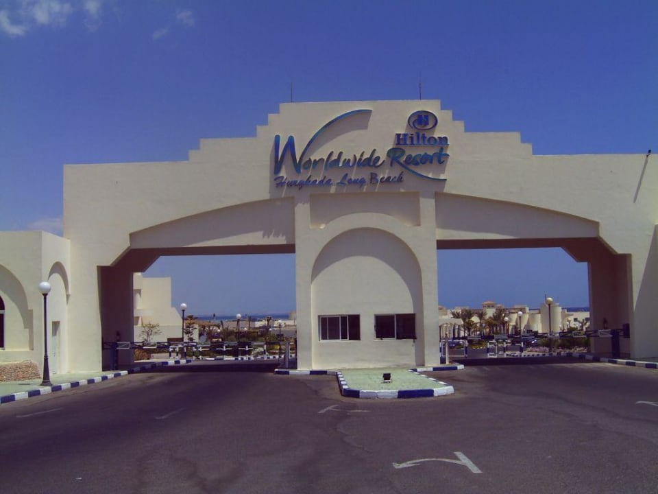 Eingang Hurghada Long Beach Resort