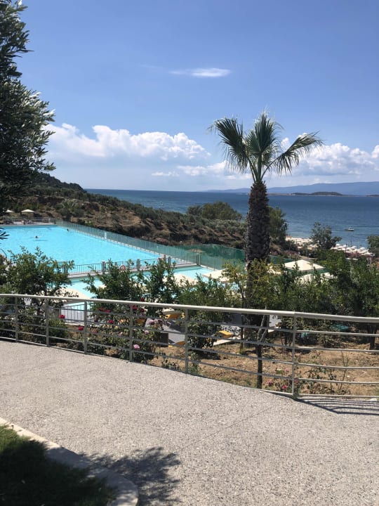 Ausblick Akrathos Beach Hotel