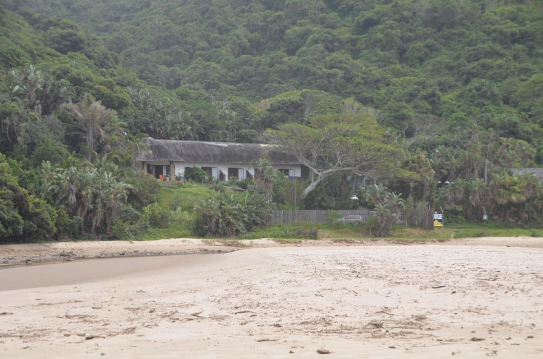 Die Lodge vom Strand aus gesehen The Lodge On The Beach