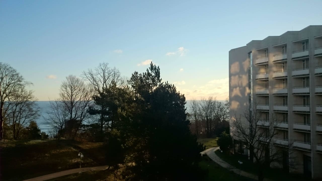 Meerblick von der 3. Etage Cliff Hotel Rügen