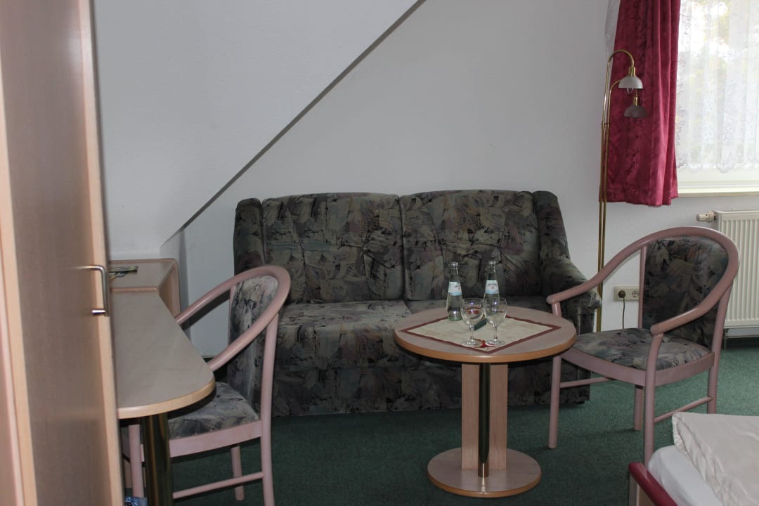 Sitzecke im Zimmer Hotel Jahnke
