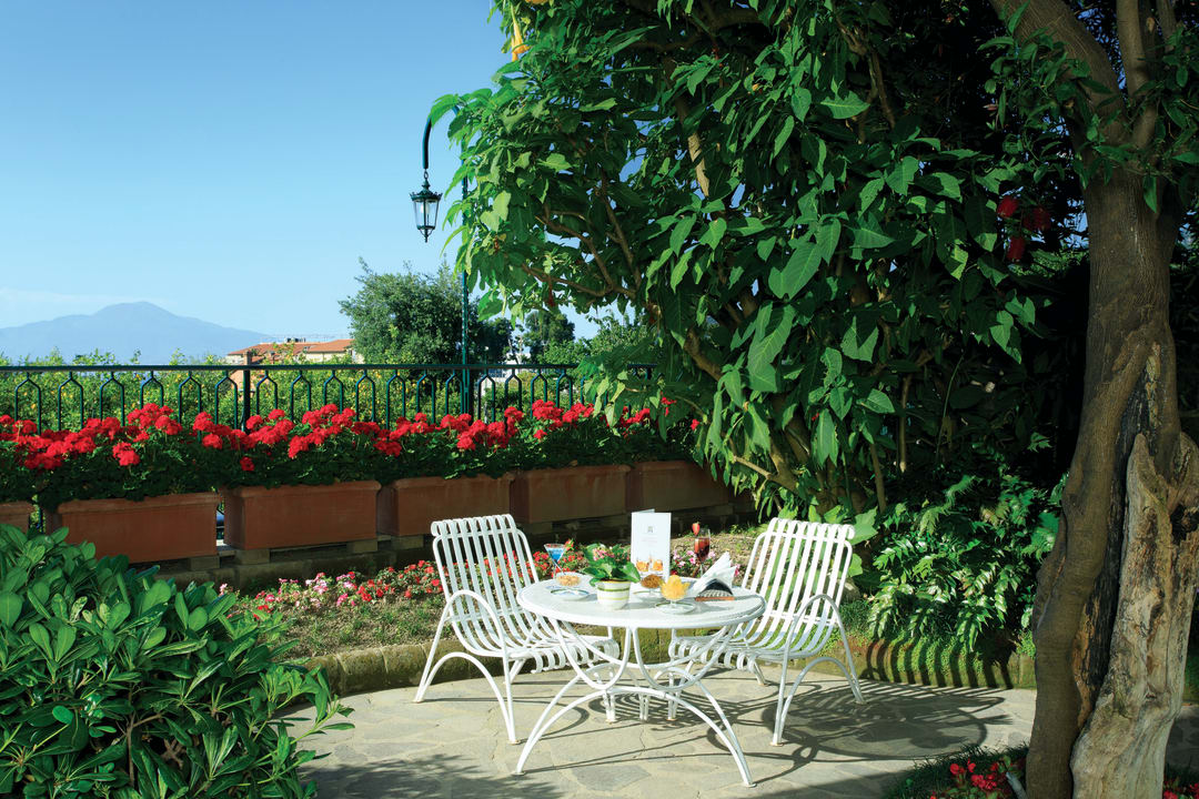 Gartenanlage Grand Hotel de la Ville