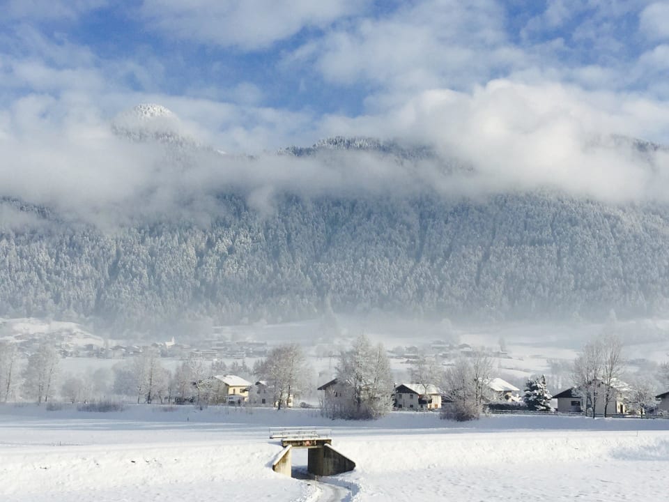 Ausblick aus der zimmereigenen Sauna Hotel Zum Senner Zillertal - Adults only