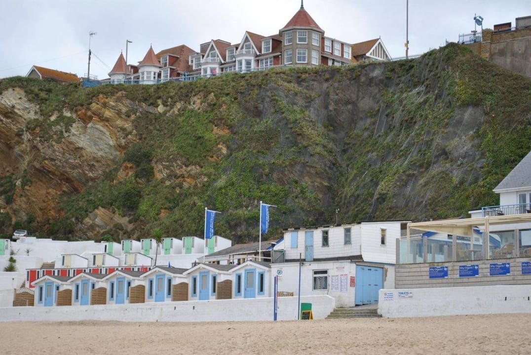 Blick von unten Hotel Bristol