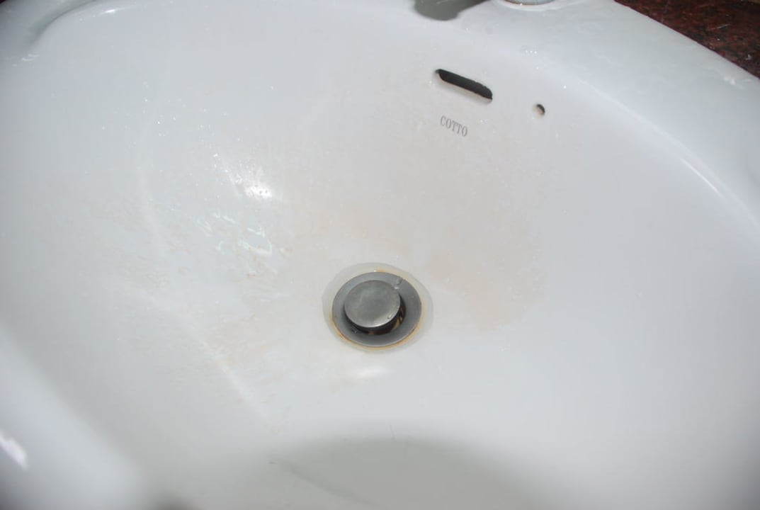 Waschbecken (beim Beziehen des Bungalows) Eri Maldives