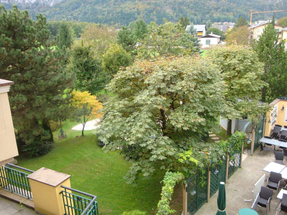 Blick aus dem Zimmerfenster Hotel Hubertushof