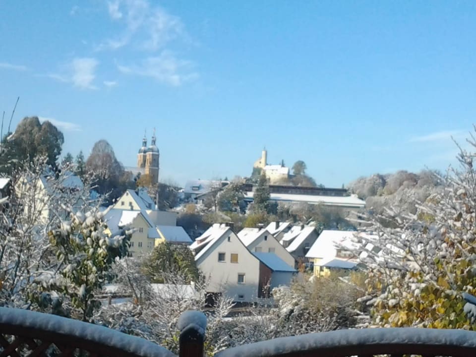 Ausblick im Winter Gasthof Schönblick