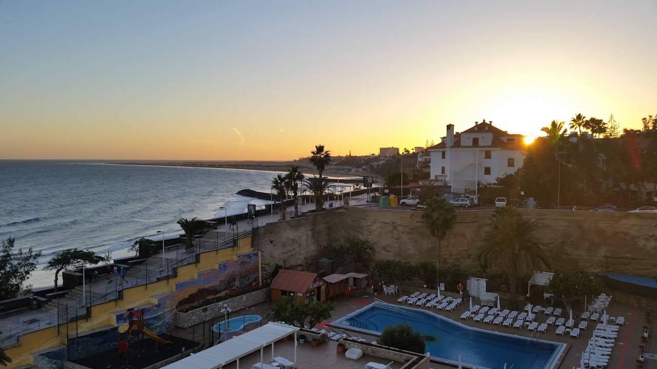 Sonnenuntergang Hotel Europalace