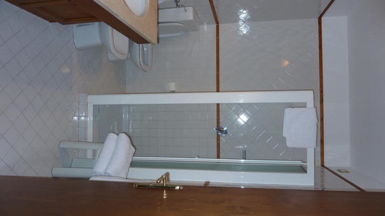 Badezimmer Grand Hotel Misurina