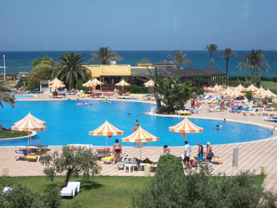 Blick von der Lobby Nour Palace Resort & Thalasso