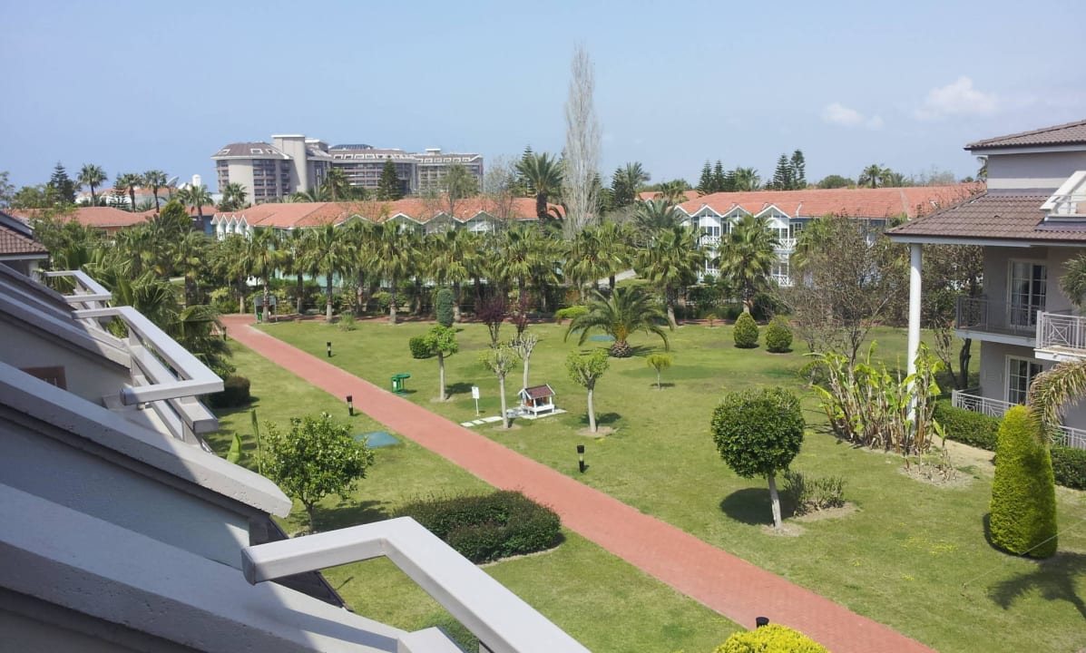 Blick vom Zimmer  Sunis Elita Beach Resort & Spa