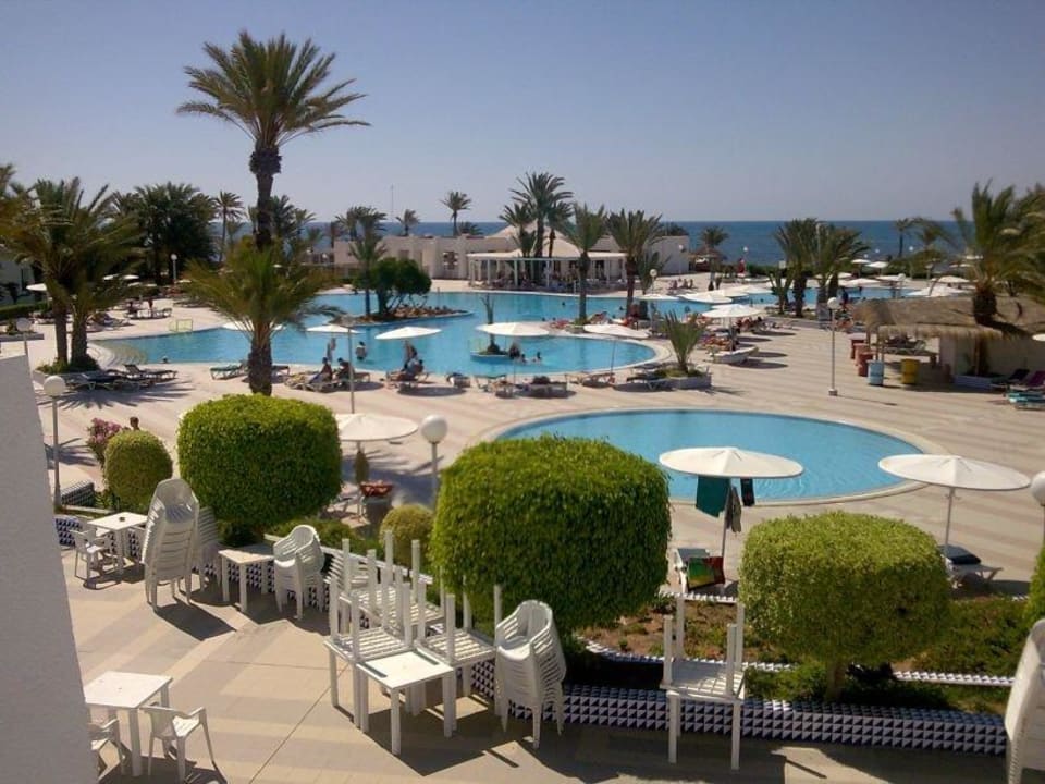 Schwimmbecken Salz Hotel El Mouradi Djerba Menzel