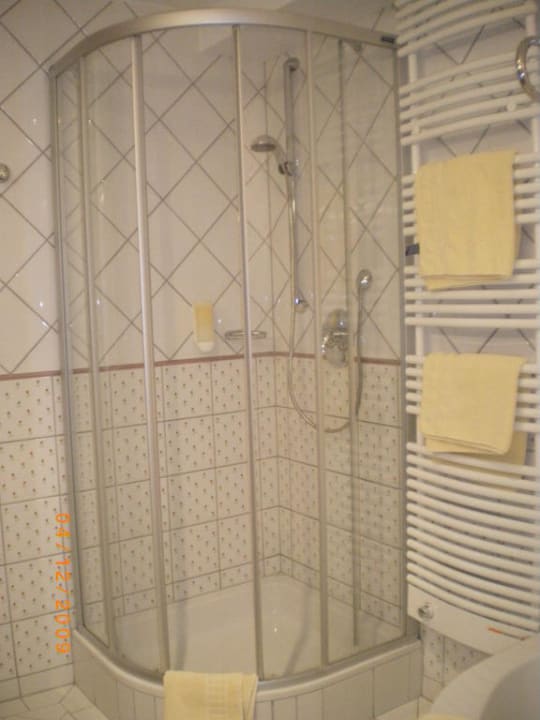 Die Dusche mit Studio Vogelnesterl Hotel Tirolerhof