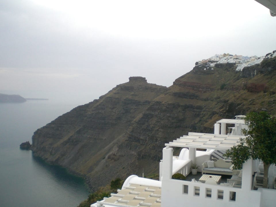 Ausblick von der Terrasse Hotel Agali Houses