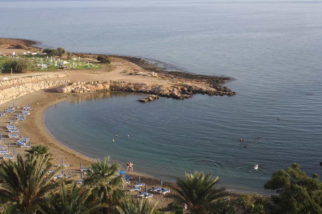 Blick vom Zimmer Crystal Springs Beach Hotel