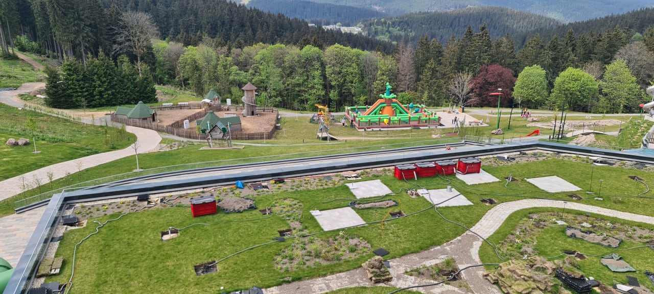 Ausblick The Grand Green - Familux Resort