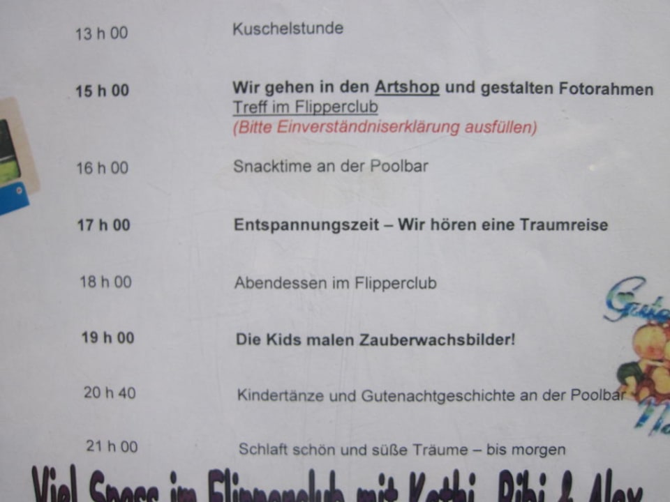 Kinderclub Programm  Cleopatra Luxury Resort Makadi Bay